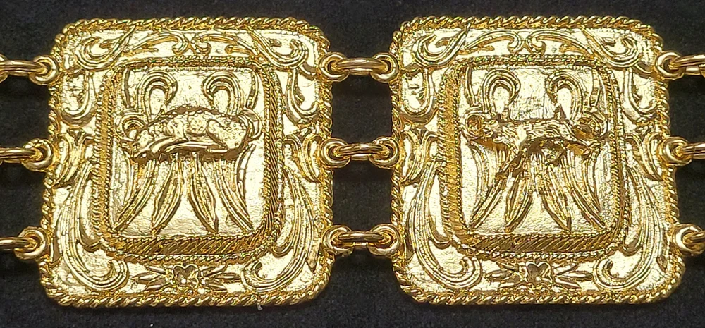 25th Anniversary Gold Belt — B&K Enterprises Costume Company